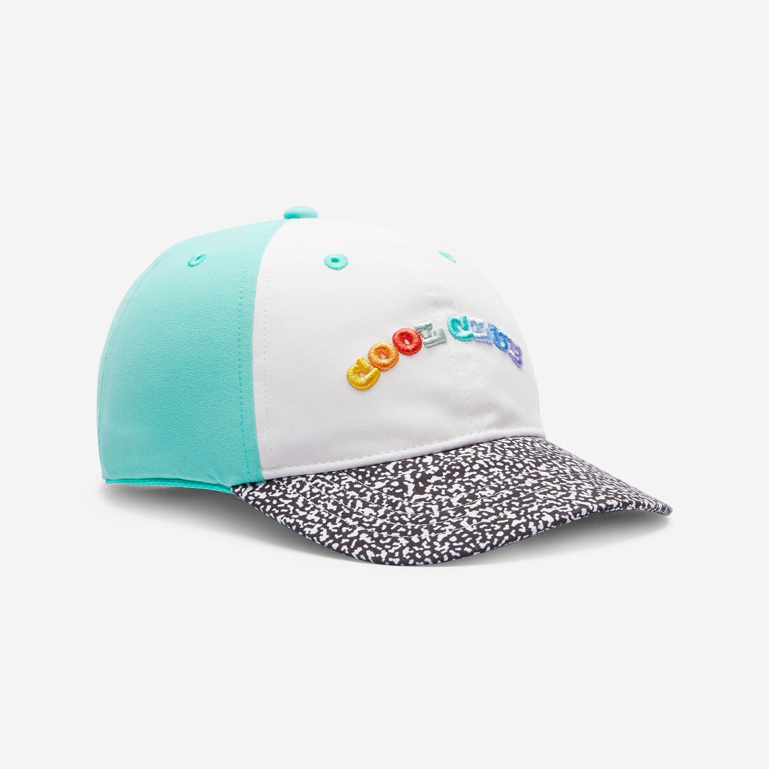 Casquette multisport ajustable bébé mixte, Rose blanc terracotta