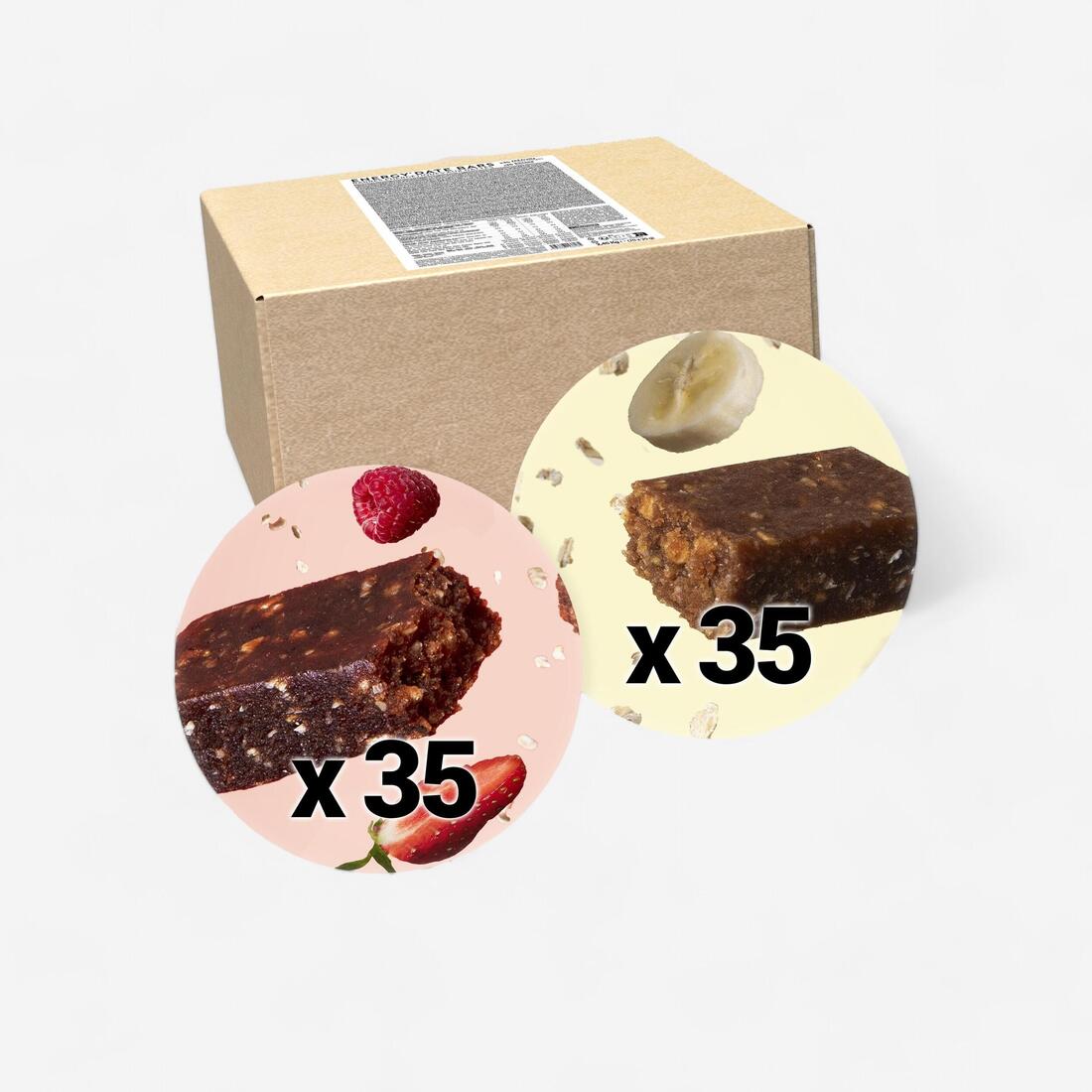 Barre énergétique aux dattes 70x35g Banane et Fruits Rouges – Default