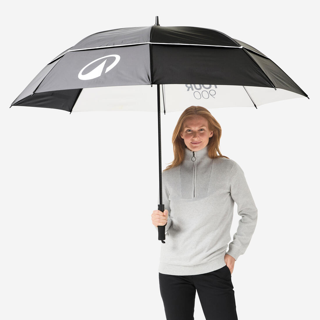 Parapluie de golf 170cm, Tour 900 rouge et