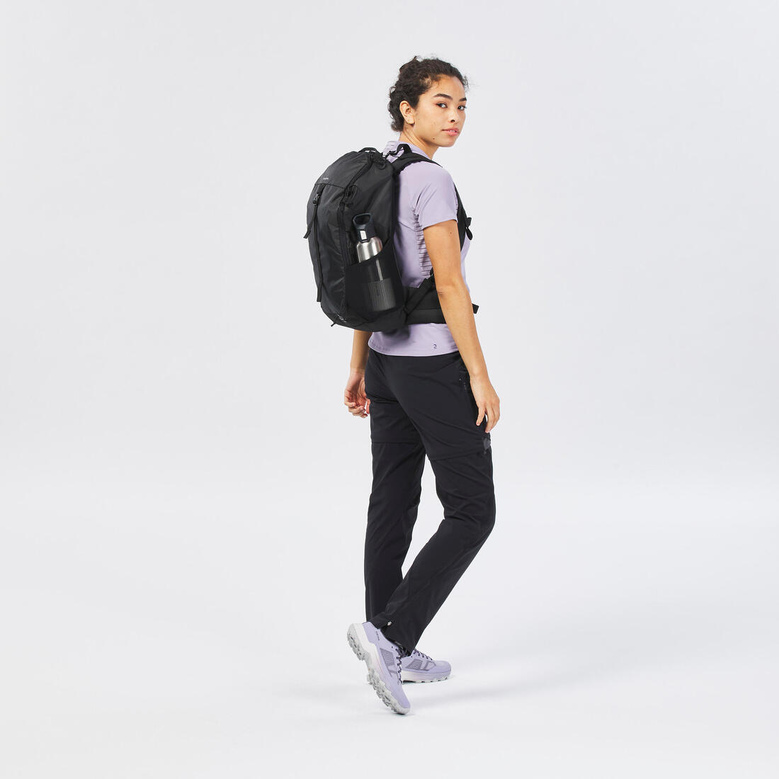 Sac à dos de randonnée montagne 20L, MH100 noir
