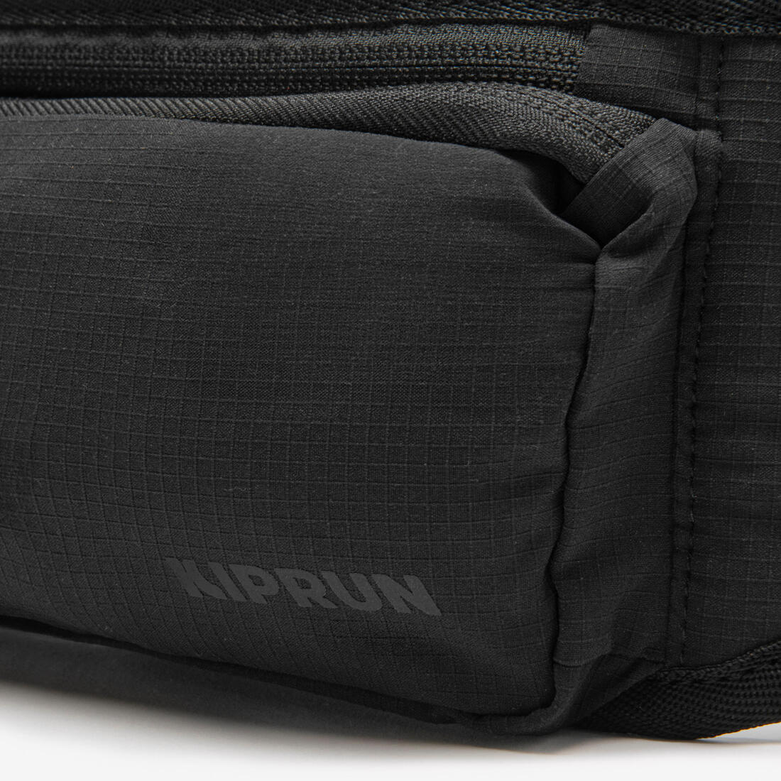 Ceinture de running adulte - kiprun- modulable noir 7 poches