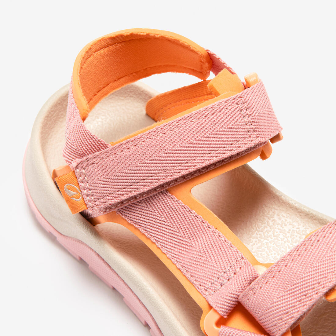 Sandales de randonnée confortables à scratch 32 au 38 enfant, NH500