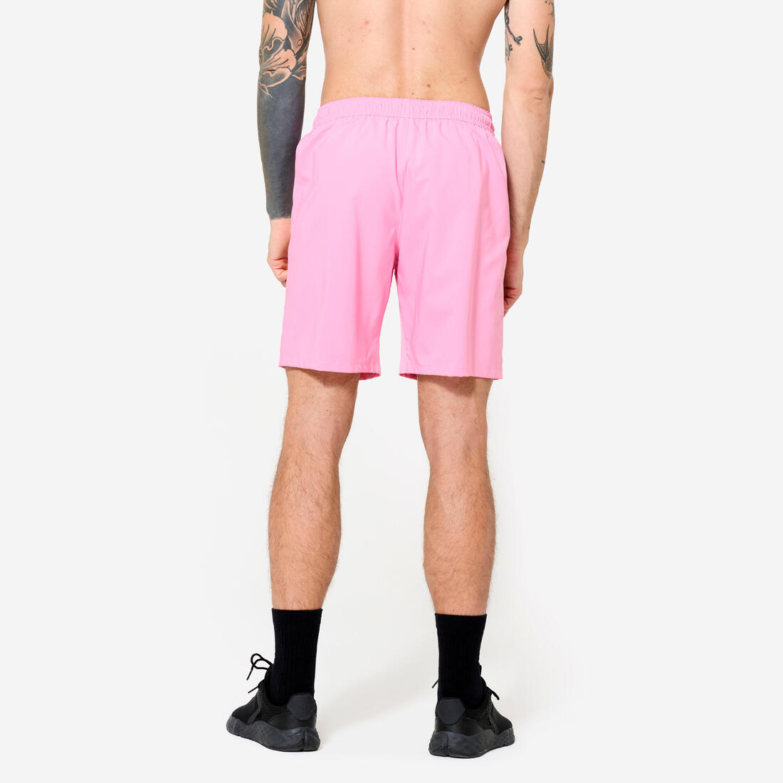 Short de fitness respirant poches zippées homme