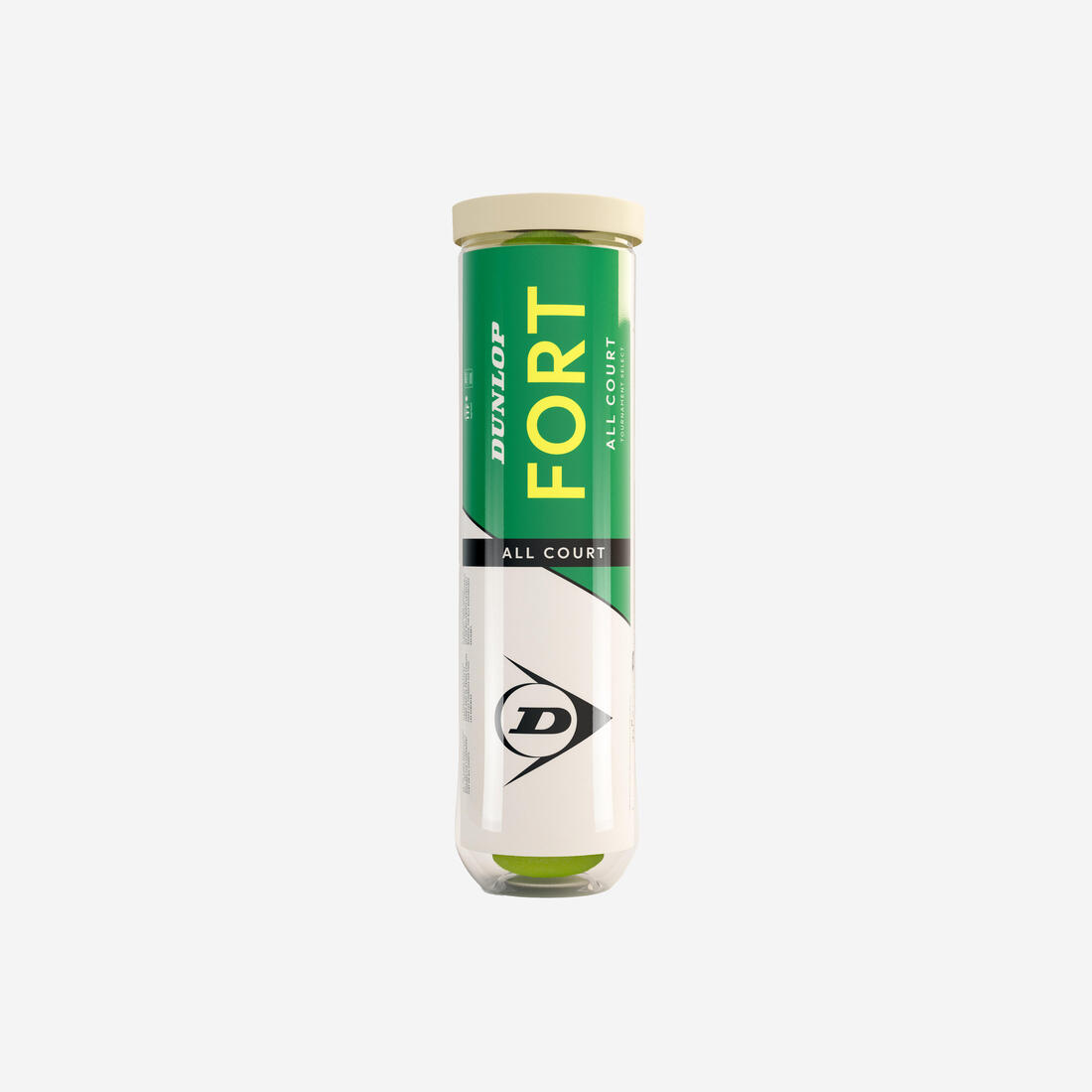 BALLES DE TENNIS DUNLOP FORT ALL COURT *4 JAUNE CONTROL