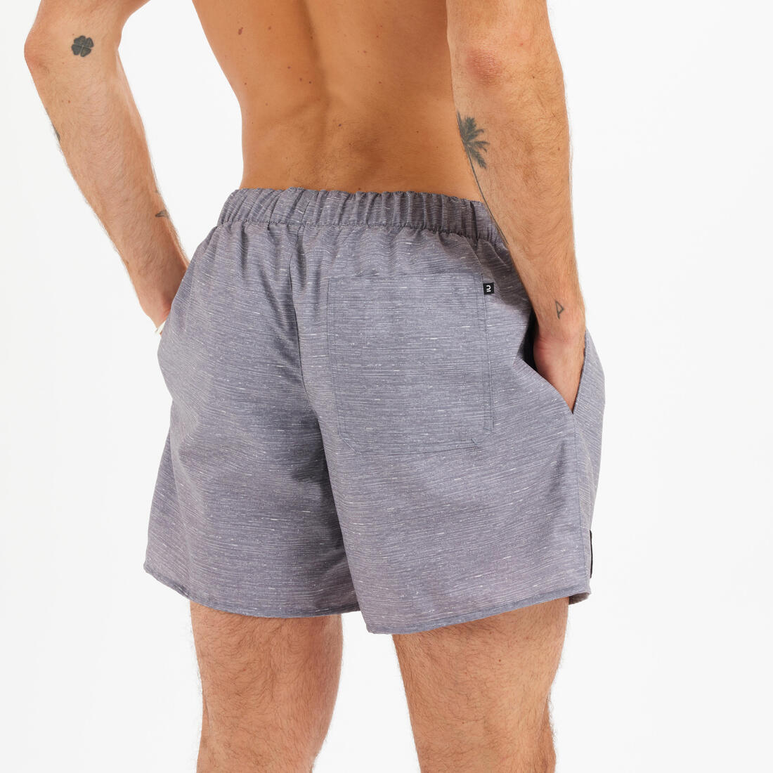 Short de bain 15" homme - 100 palmito