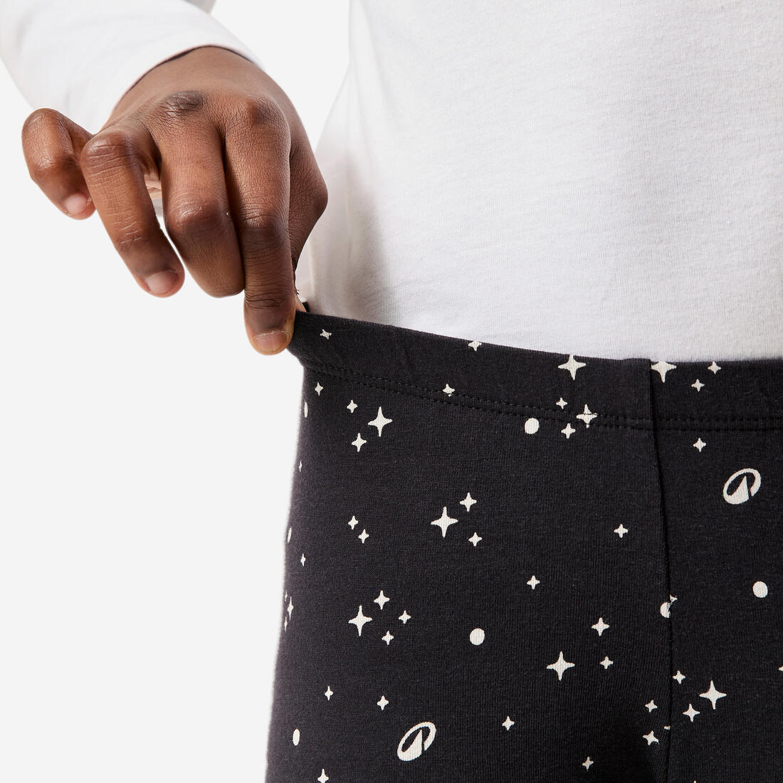 Legging imprimé coton fille