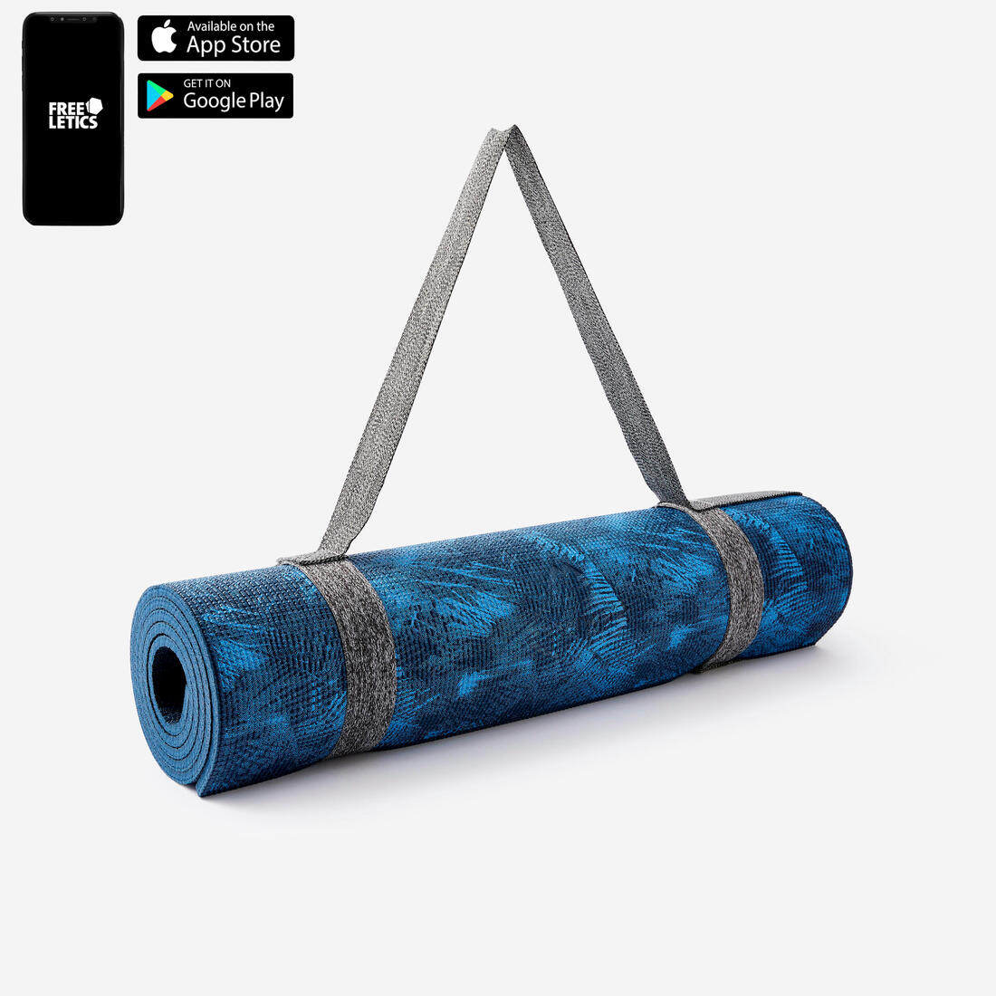 Tapis de yoga doux adhérence et confort 8 mm