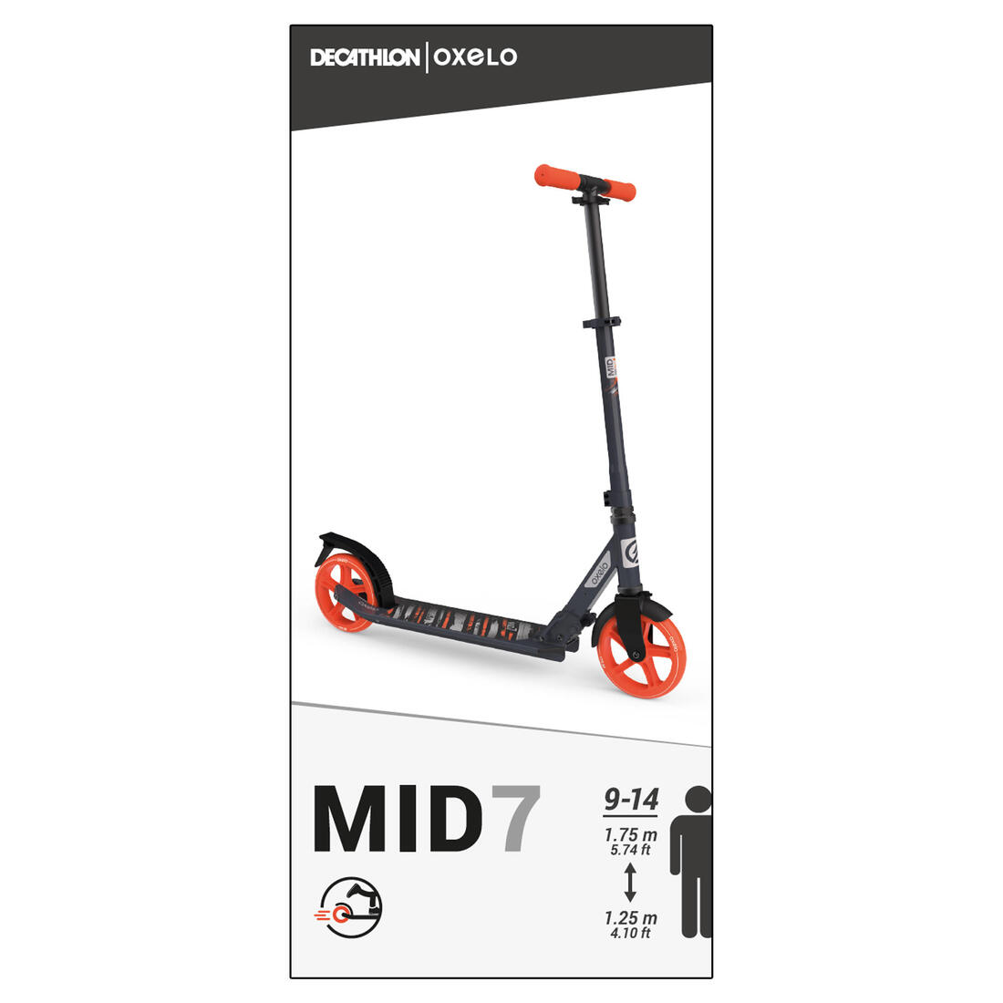 TROTTINETTE MID 7 AVEC BÉQUILLE