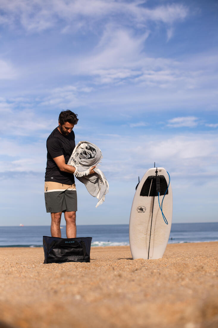 Serviette de plage poncho 190 x 190 cm