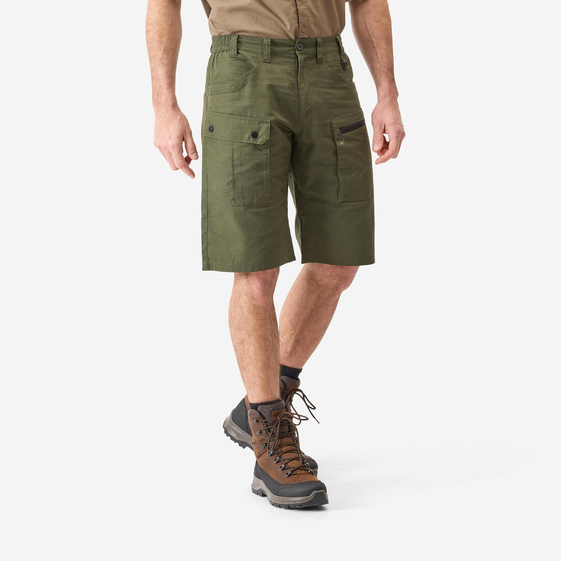 Bermuda Cargo chanvre  Homme 500 vert