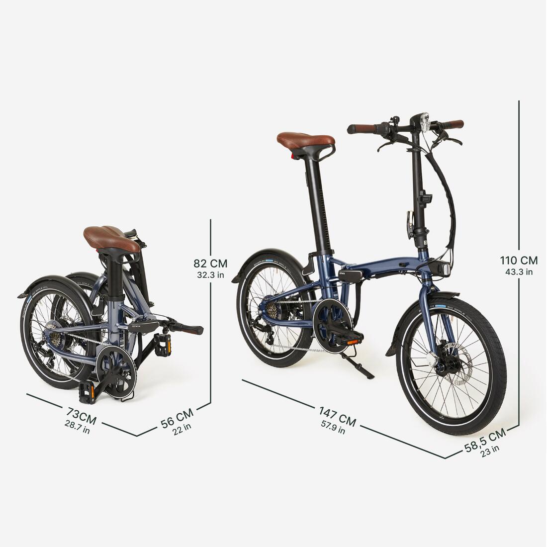 Vélo pliant électrique 20 pouces E-FOLD 900 -1 seconde