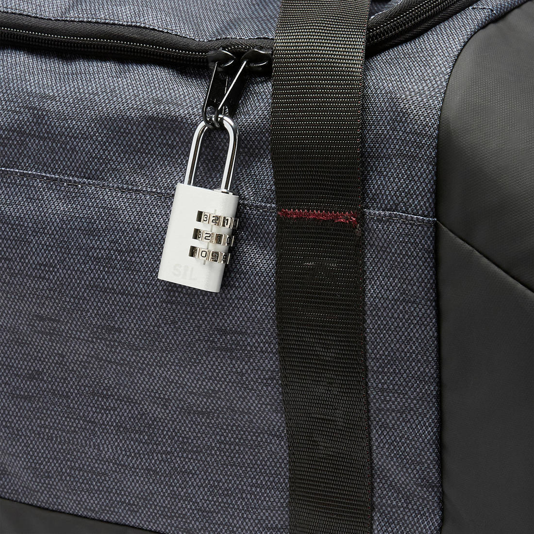 Sac sport 55L - ACADEMIC noir et gris