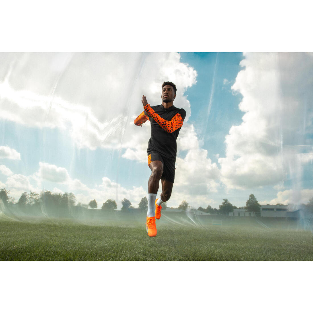 Chaussure de football Ultra Play.4 HG Puma Orange Adulte