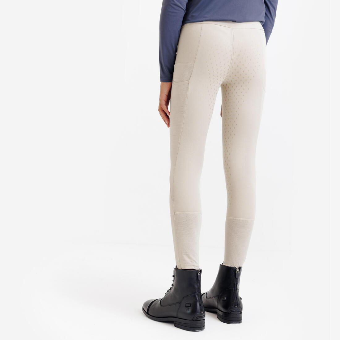 Pantalon équitation  full grip léger Enfant - 500 mesh