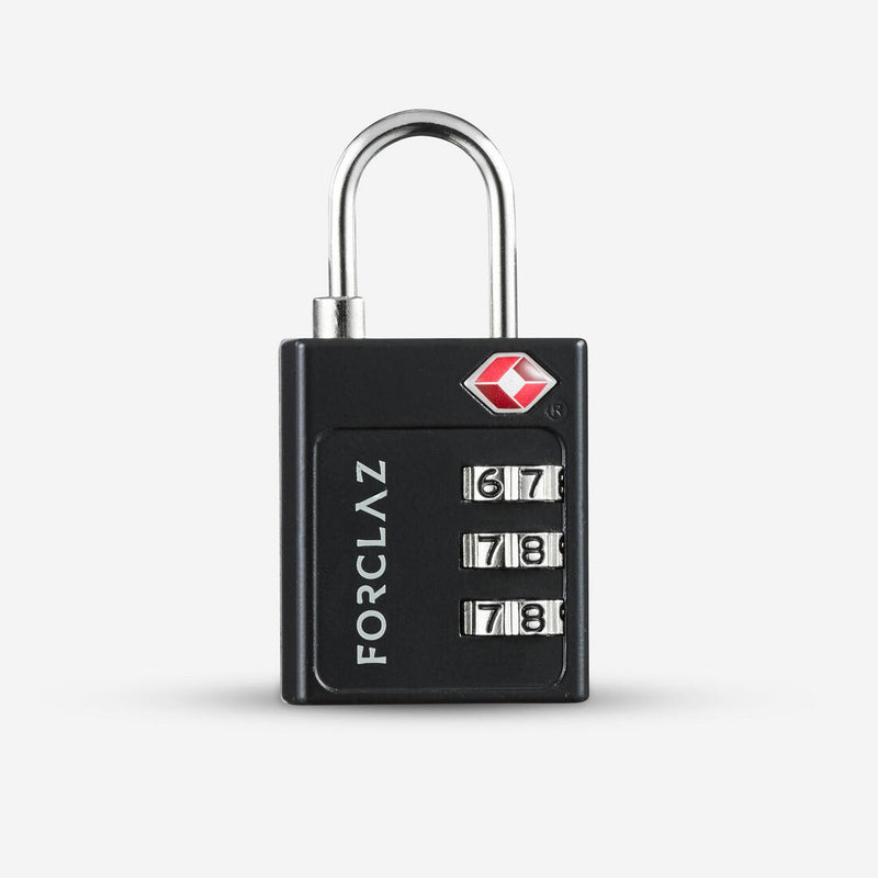 Cadenas à code de voyage solide, Travel TSA noir