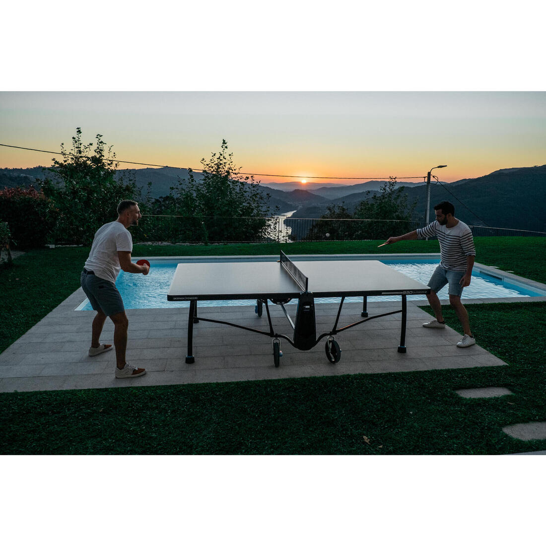 TABLE DE PING PONG EXTÉRIEURE PPT 930.2 NOIRE
