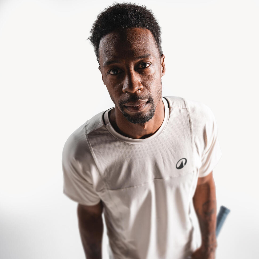 T-shirt tennis manches courtes homme - Artengo DRY Gaël Monfils
