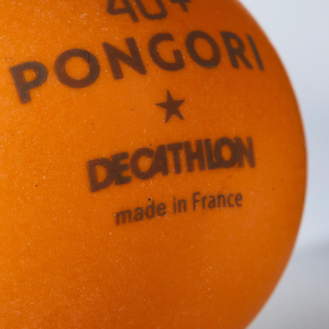 Balles de tennis de table ttb 100 1* 40+ x6 orange (fabriquée en france)