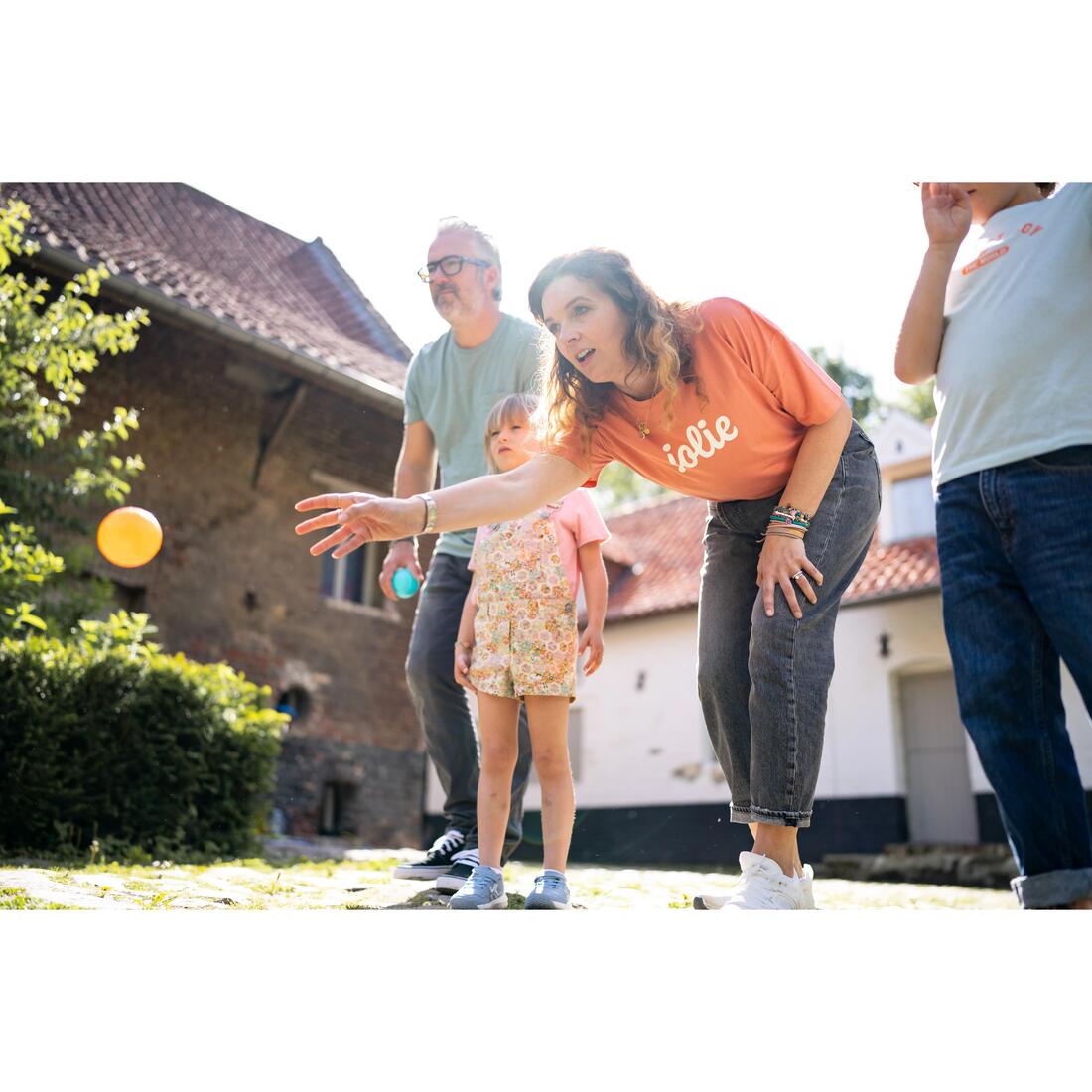 Jeu de 8 boules de pétanque en plastique