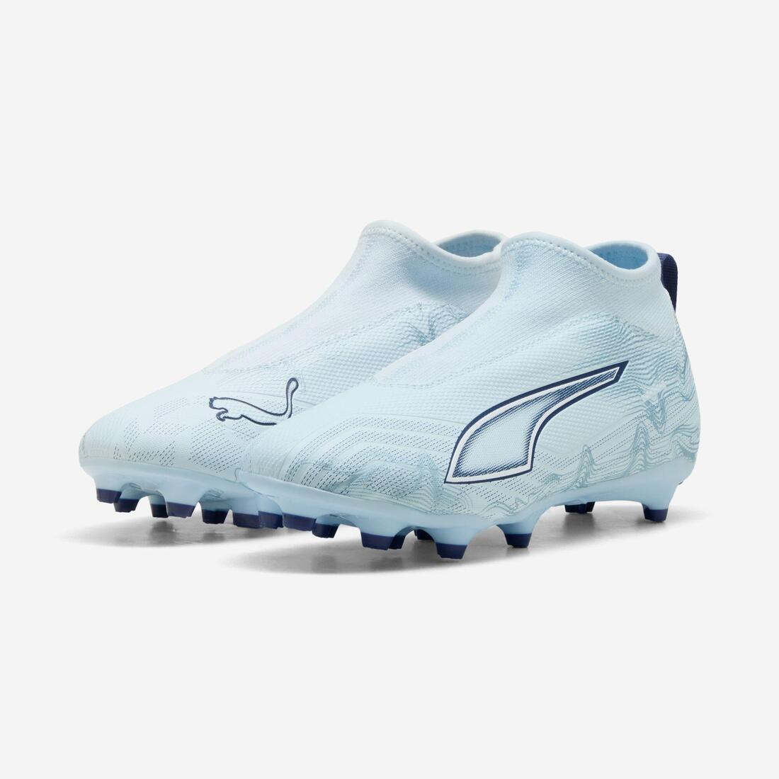 ULTRA 6 MATCH Laceless Chaussure FG/AG Enfant Bleu