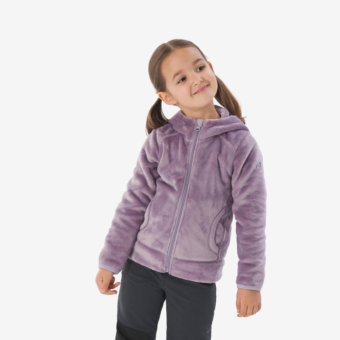 Veste polaire chaude de randonnée enfant 2-6 ans, NH500 zip
