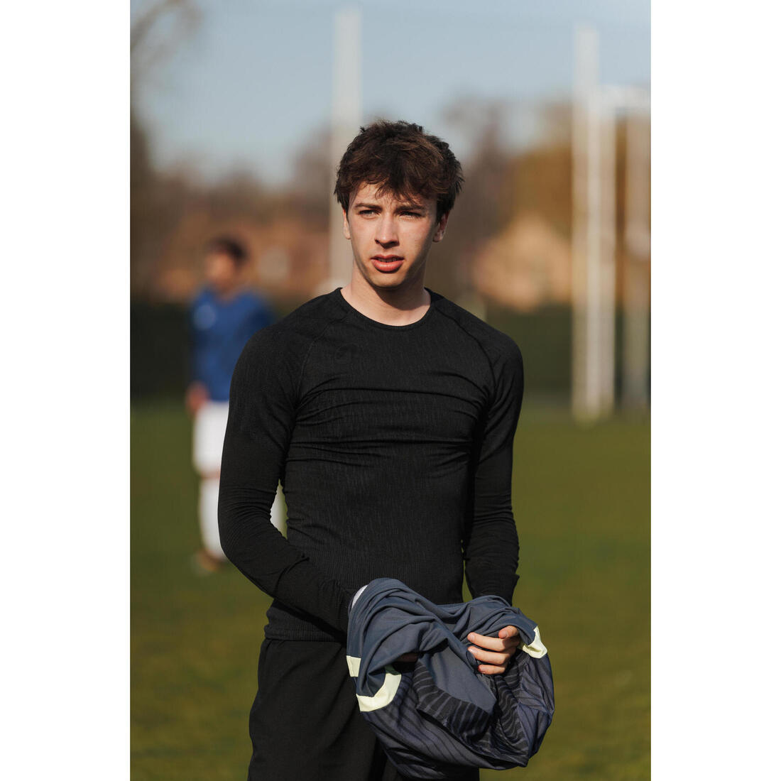 Sous-maillot de foot thermique sans-couture manches longues, Keepdry