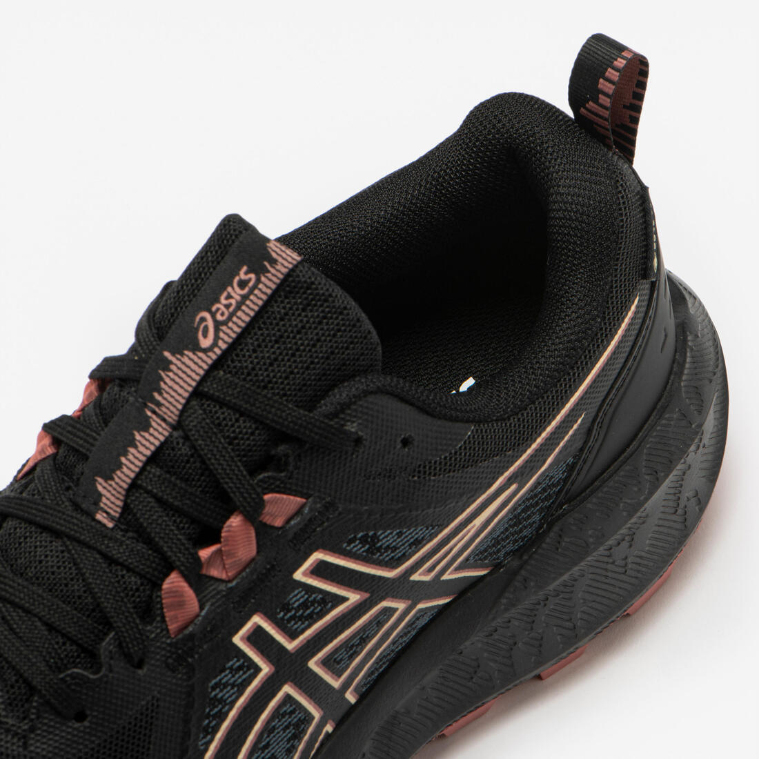 Chaussures de running trail goretex femme, Asics gel-sonoma 8, noir et