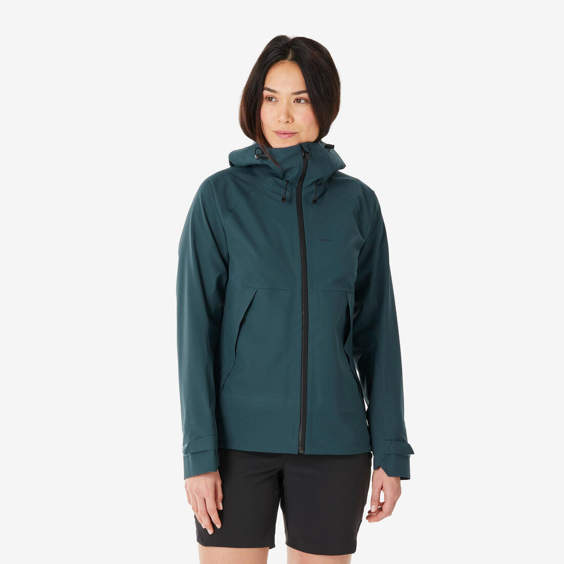 Veste de randonnée imperméable femme, MH500