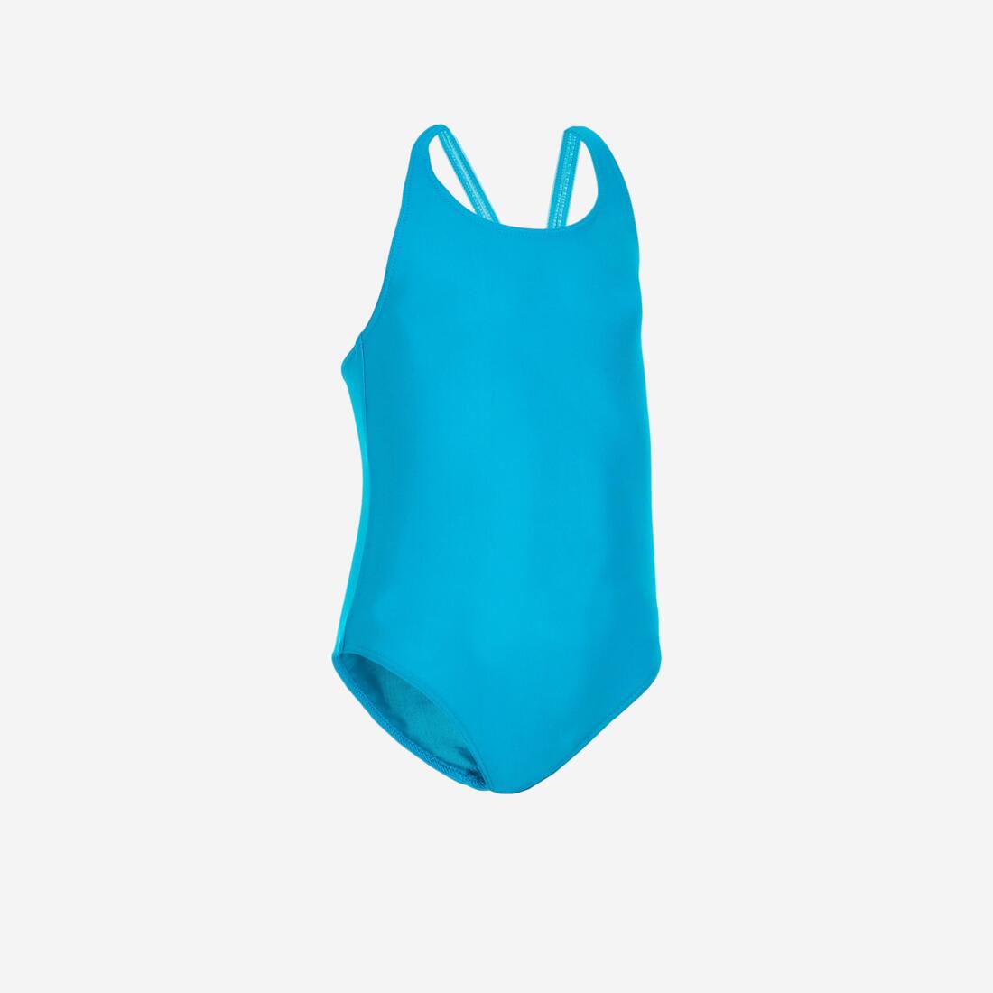 Maillot de bain 1 pièce bébé fille bleu – bleu