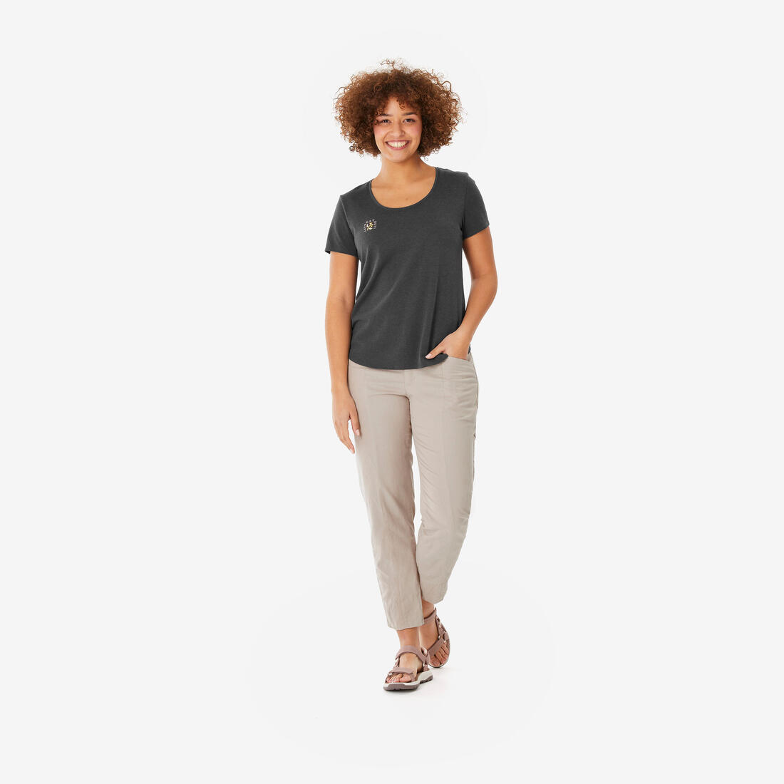 T-shirt de randonnée femme, NH500