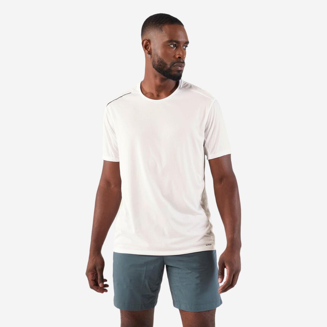 TEE SHIRT RUNNING HOMME RUN DRY + VERT PASTEL – Default