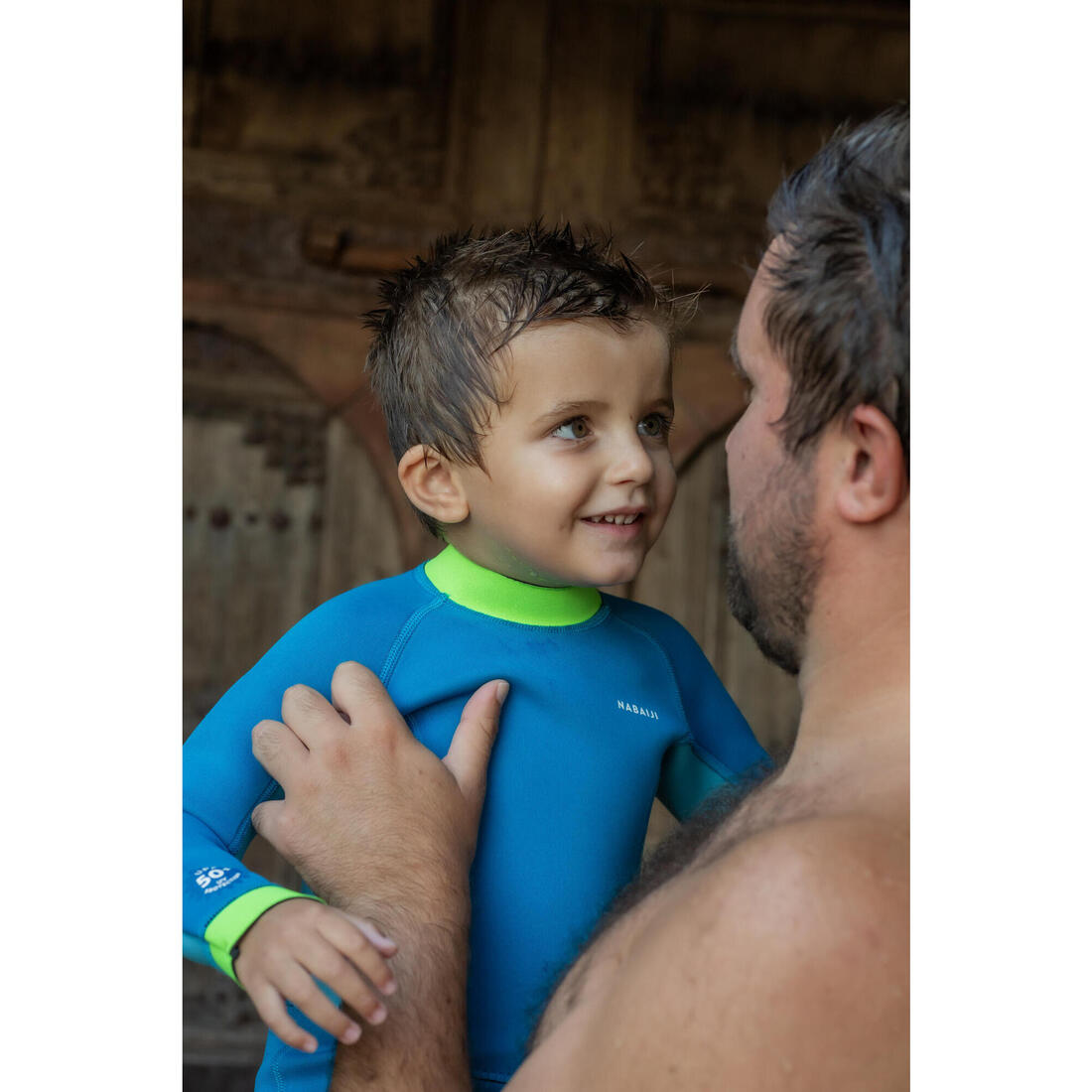 Combinaison Néoprène Natation  Jeune Enfant - TI WARM - Bleue