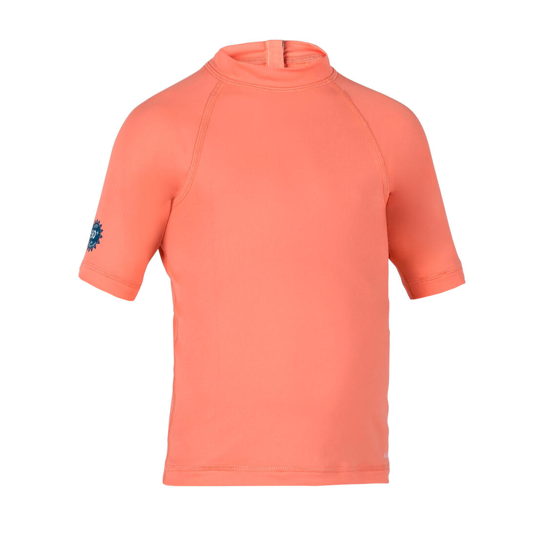 T-shirt anti uv bébé manches courtes corail