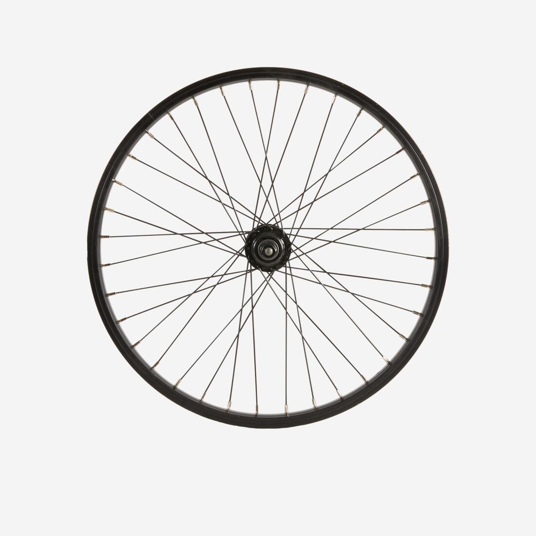 Roue BMX 20 pouces arrière à roue libre axe 10 mm noir