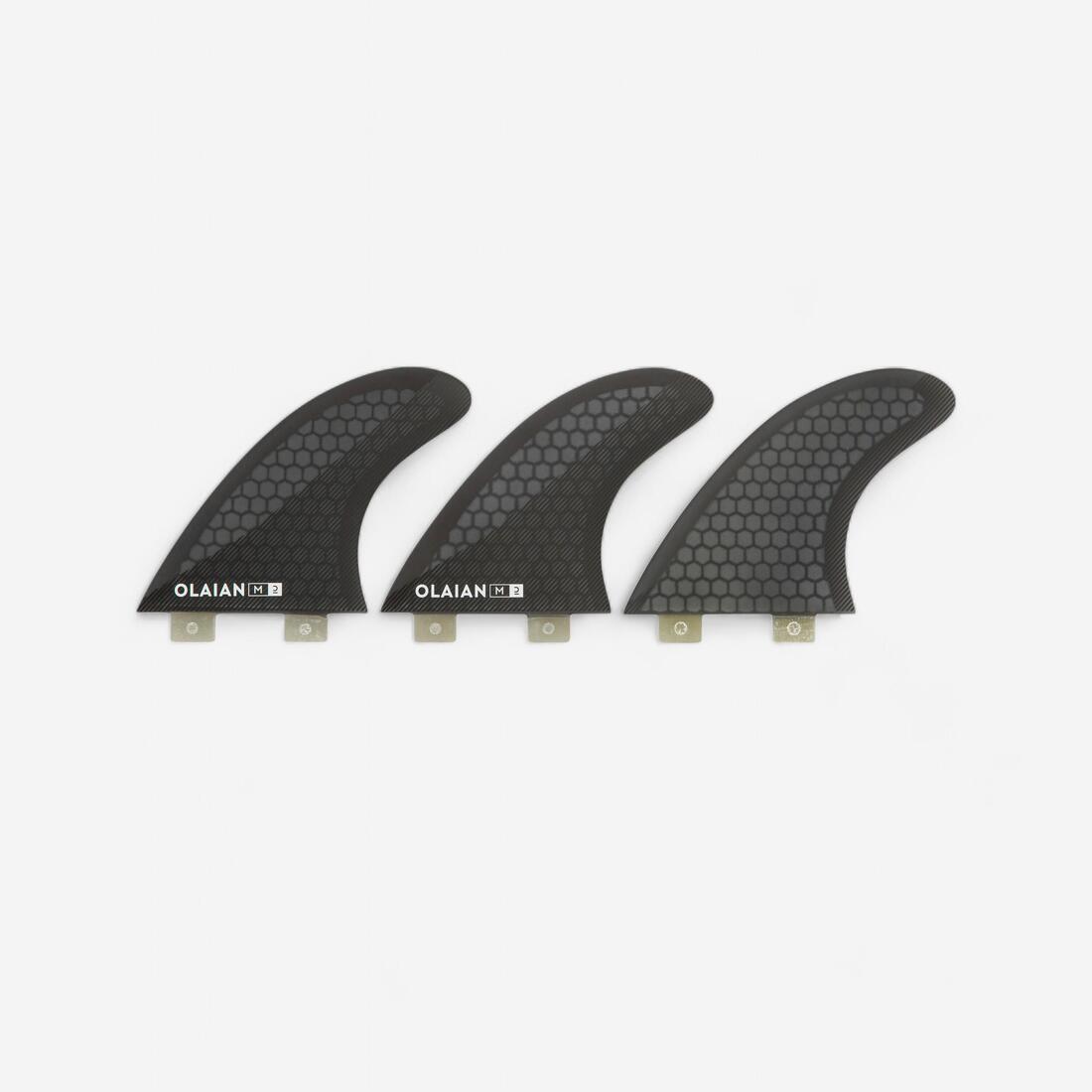 3 ailerons 900 M 4"5  en composite pour boitier FCS