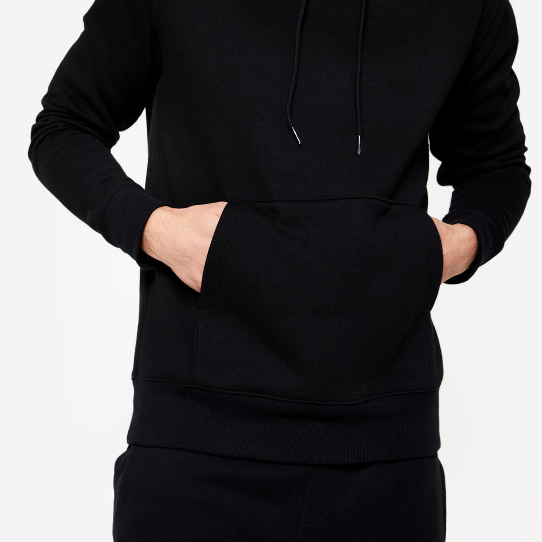 Sweat à capuche chaud en molleton homme