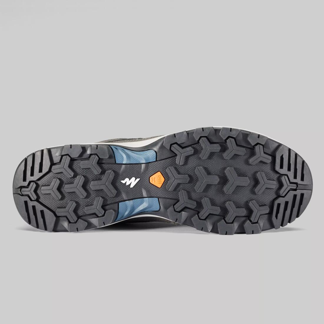 Chaussures de randonnée homme, MH100 gris