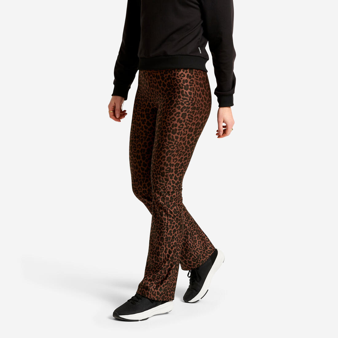 Legging de sport droit et respirant femme, imprimé