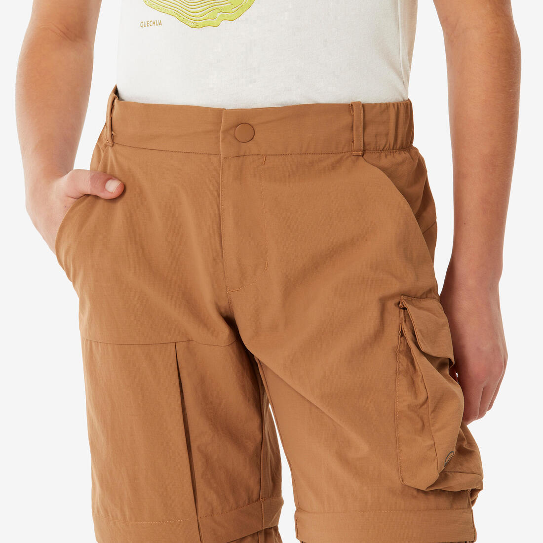 Pantalon modulable de randonnée enfant 7-15 ans, MH500
