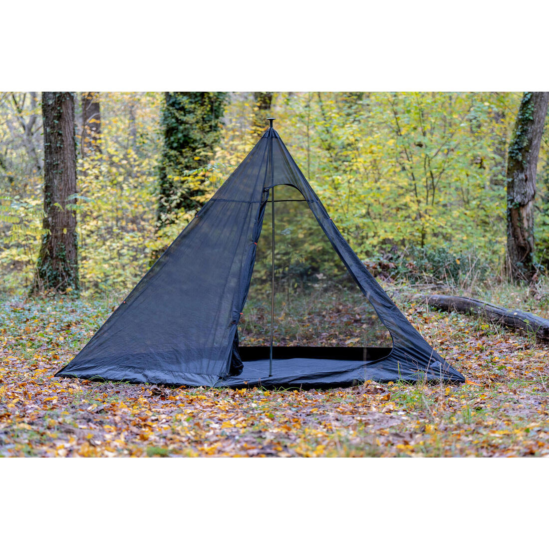 Filet Moustiquaire Tipi Bushcraft Bivouac noir