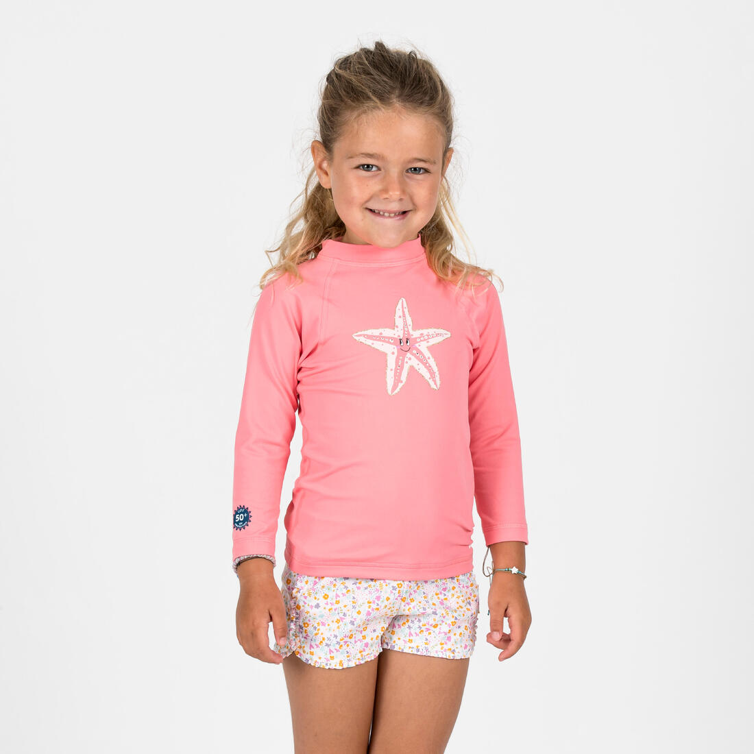 T-shirt anti uv bébé manches longues imprimé savane