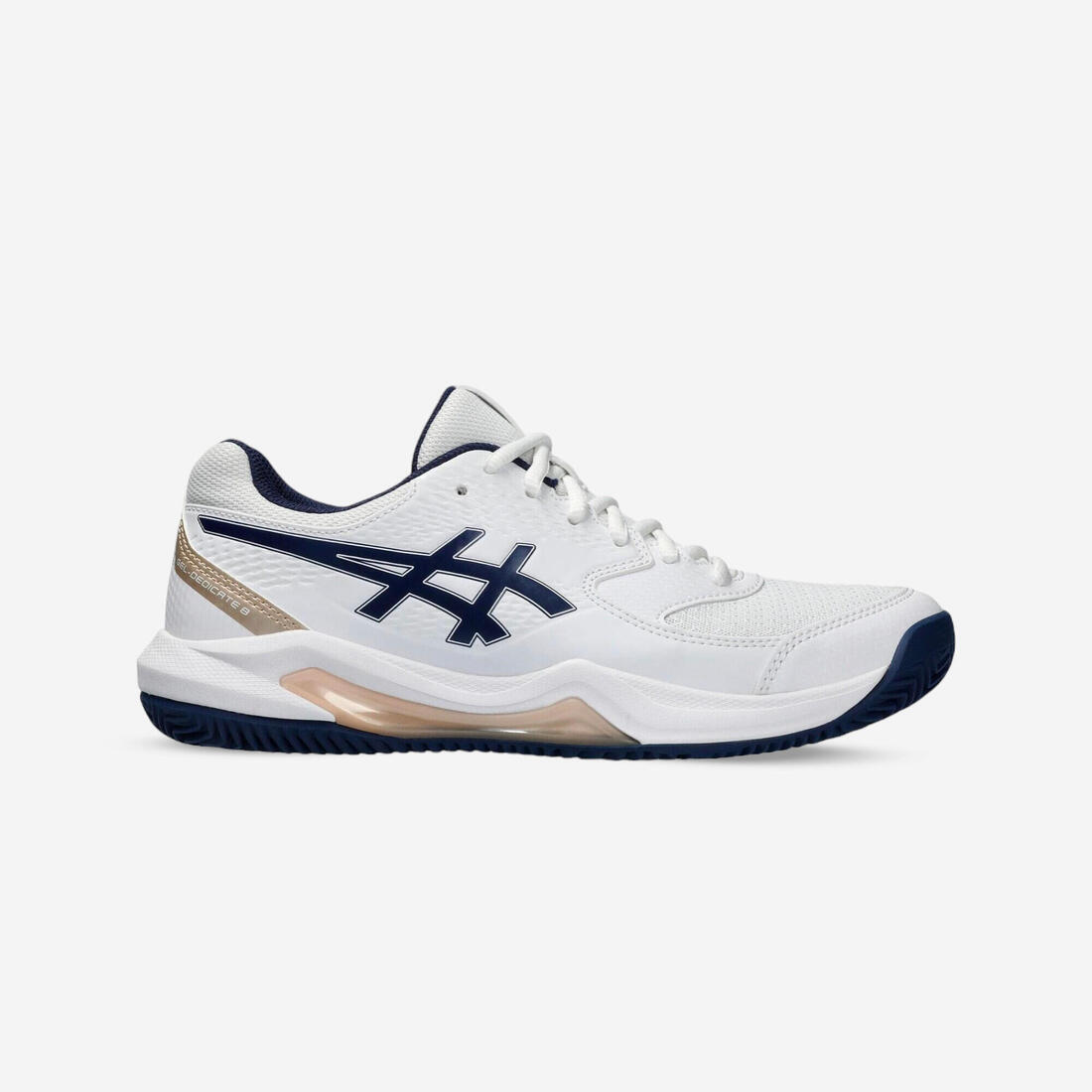 Chaussures de Tennis terre battue femme - Gel Dedicate 8 blanc