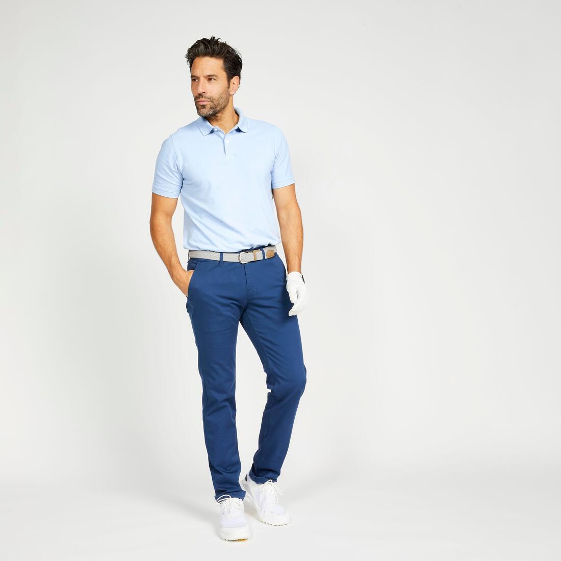 Polo de golf en coton polyester manches courtes homme, MW500