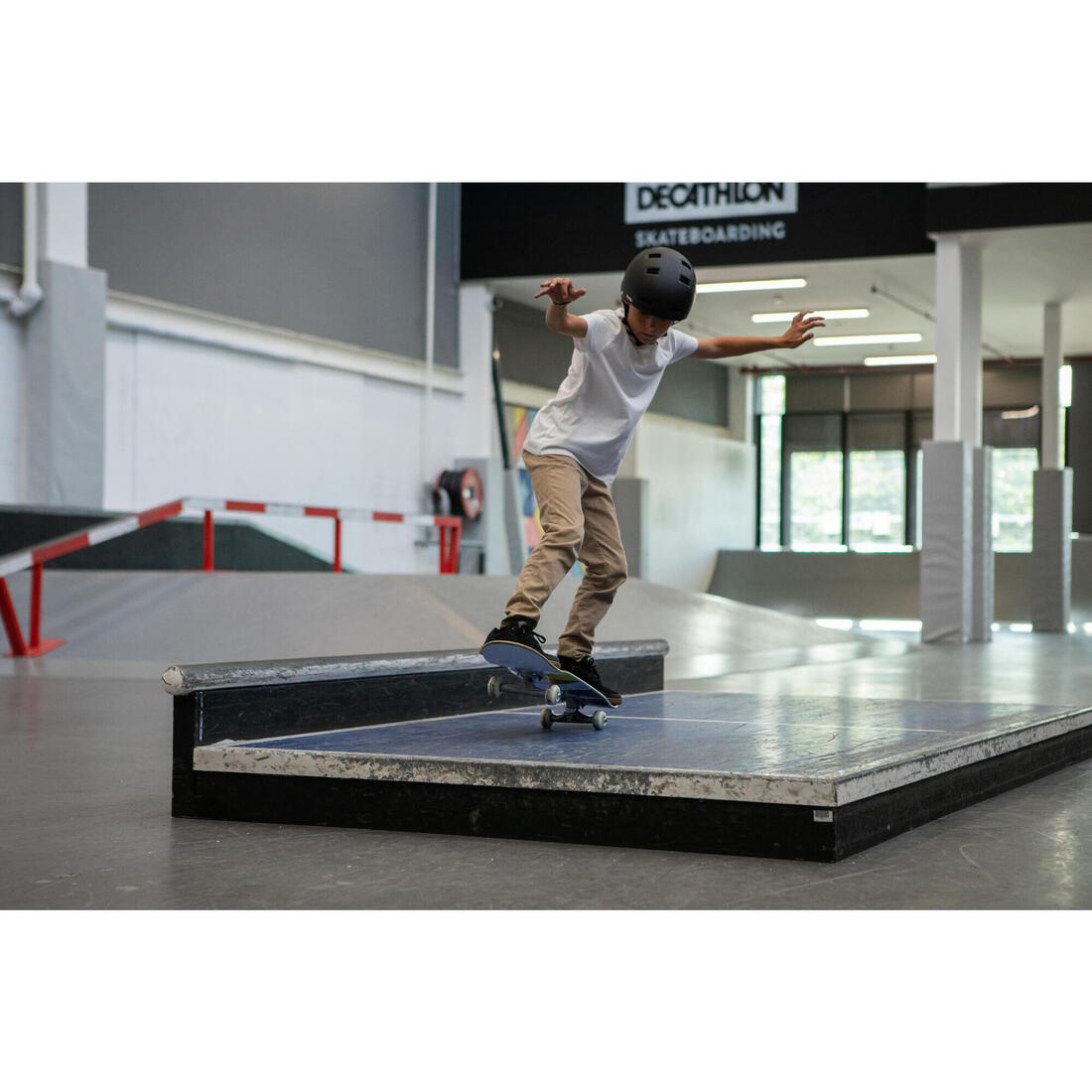 Planche de skate enfant 8 - 12 ans cp500 mid flag taille 7.5"