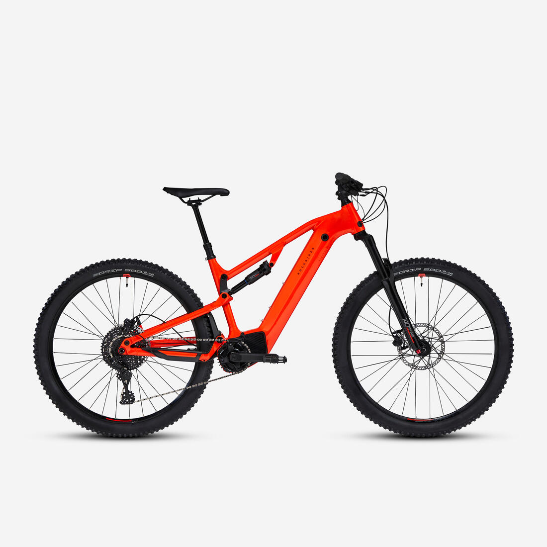 Vélo vtt électrique tout suspendu 29" - e-expl 520 s rouge vif