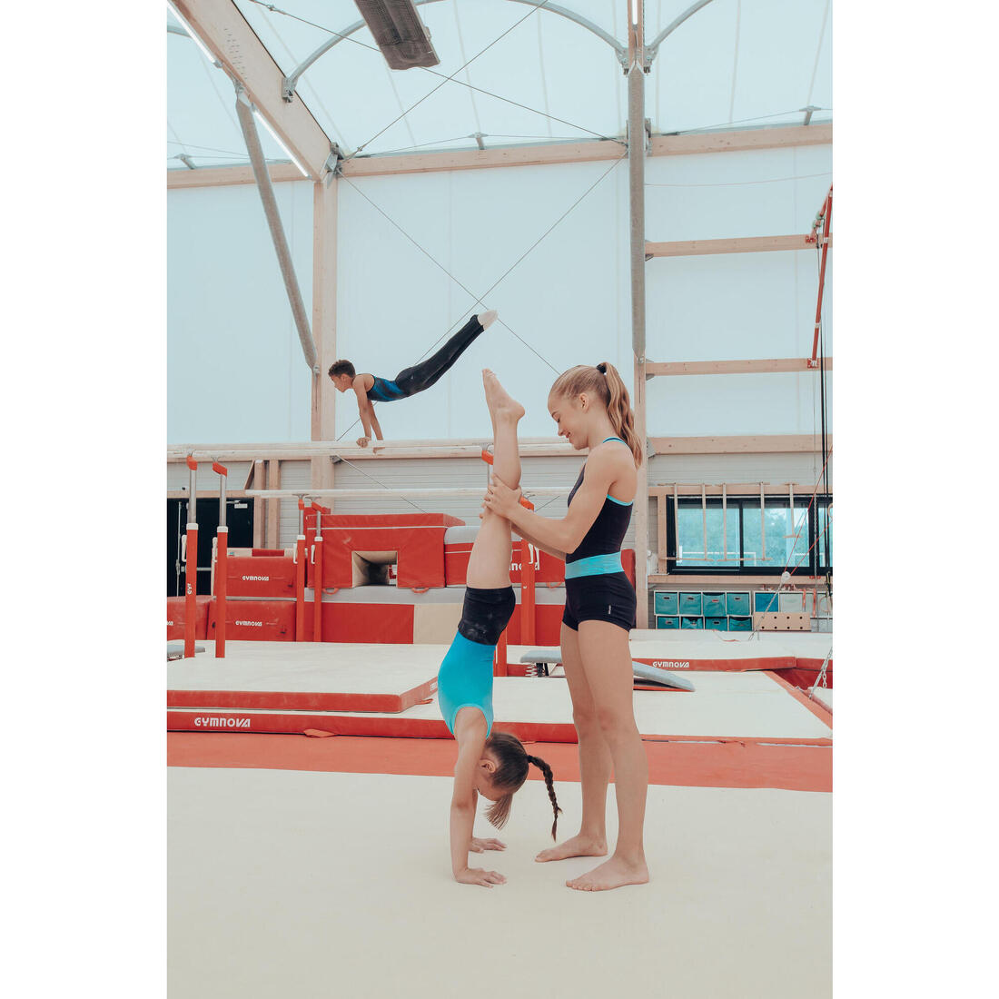 Justaucorps de gymnastique sans manches fille