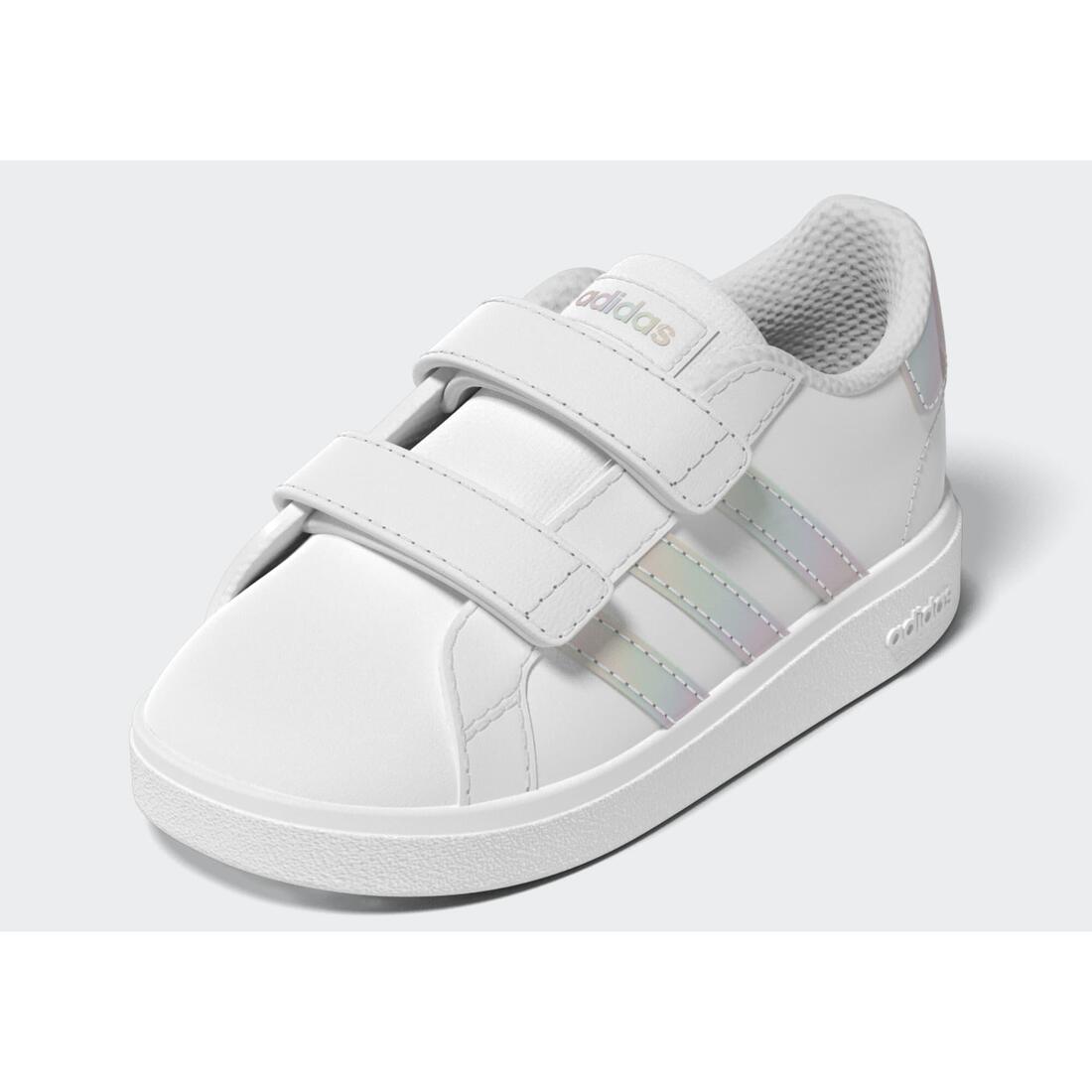 Chaussures à scratch bébé, GRAND COURT, blanche