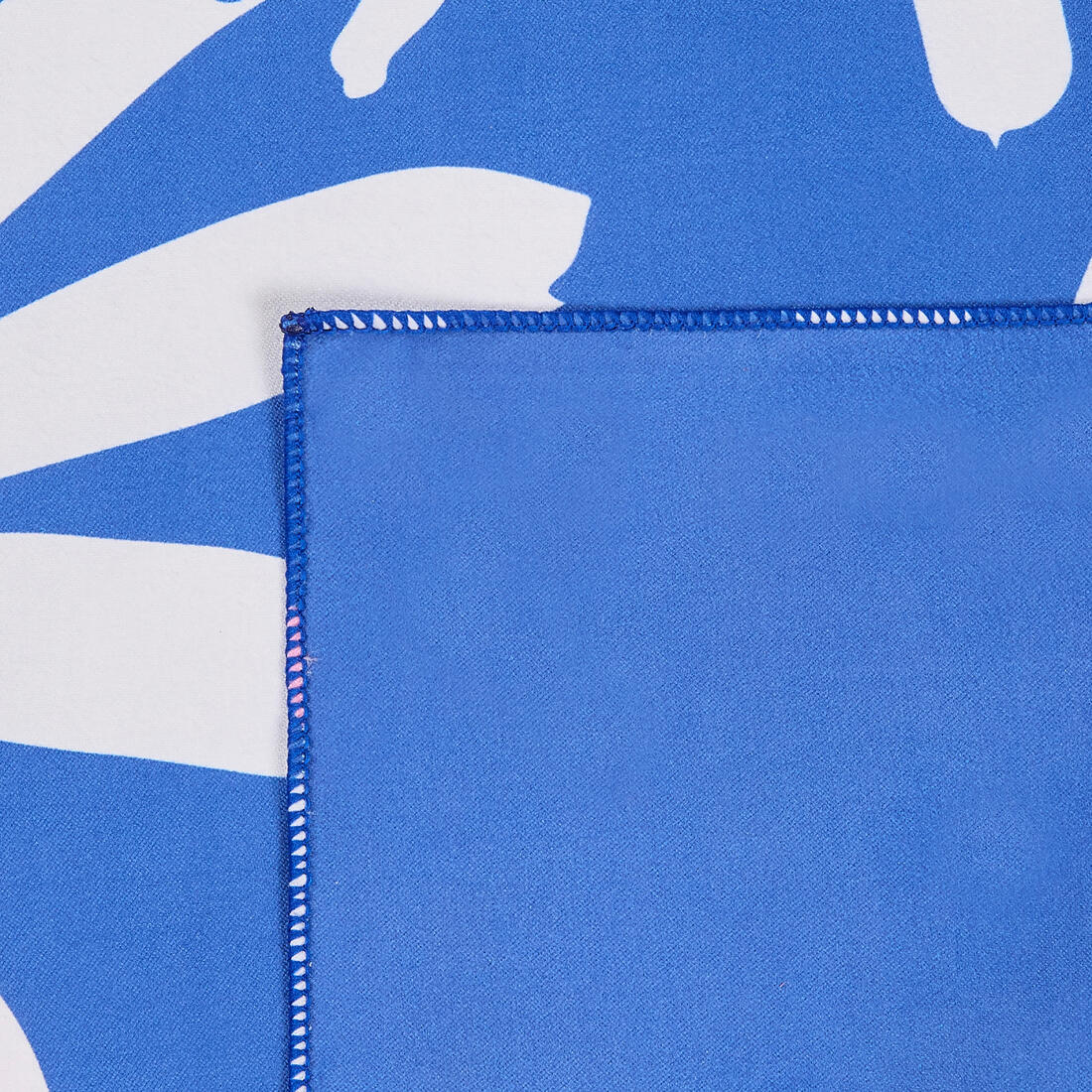 Serviette de bain microfibre compacte XL 110 x 175 cm, imprimé feuillage