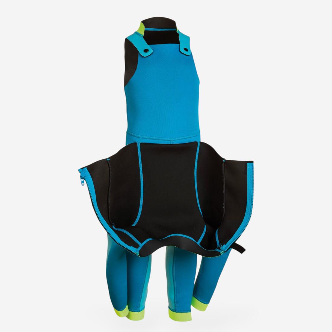 Combinaison Néoprène Natation  Jeune Enfant - TI WARM - Bleue