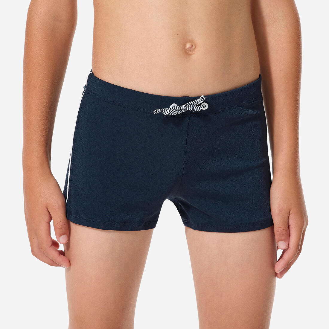 Boxer de bain natation Garçon enfant, 100 Plus marine